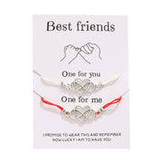 Cross-border Best-selling Best Friends Friendship Card Bracelet