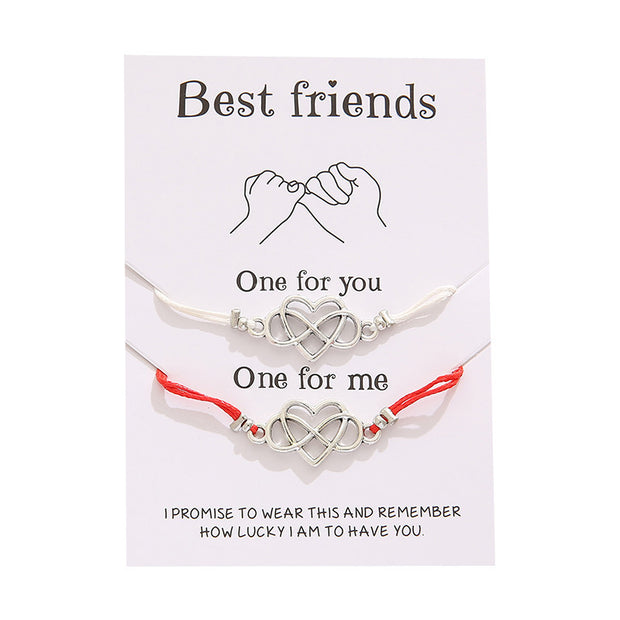 Cross-border Best-selling Best Friends Friendship Card Bracelet