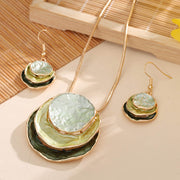 Fashion Creative Zinc Alloy Necklace Eardrops Suit
