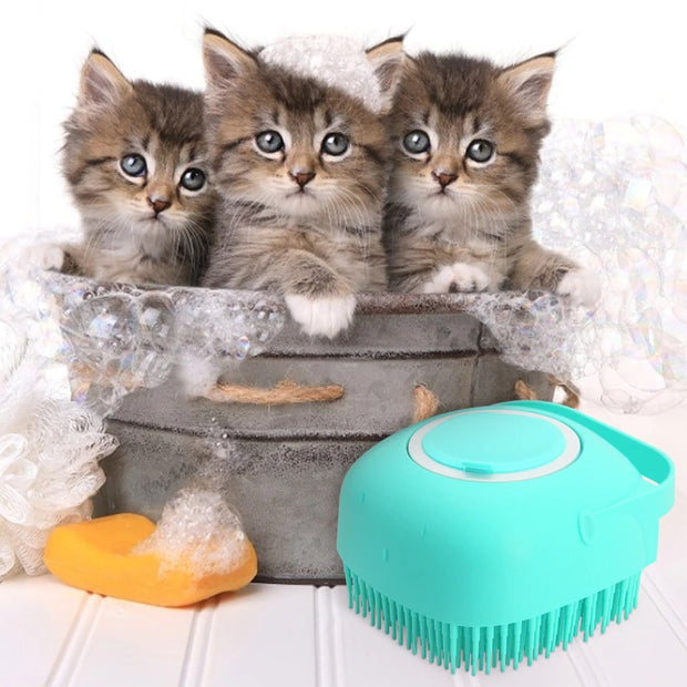 Pet Dog and cat Shampoo Massager Brush