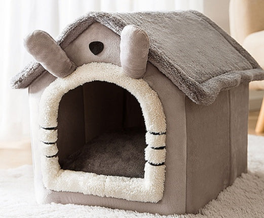 Foldable House Pet Bed