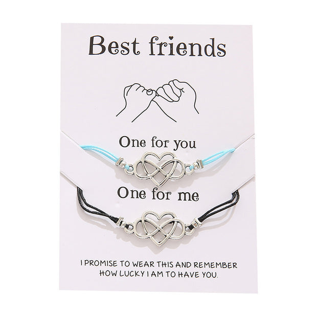 Cross-border Best-selling Best Friends Friendship Card Bracelet