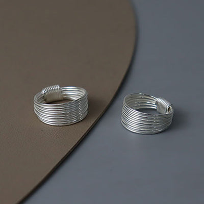 Sterling Silver Ring Simple And Exquisite Special-interest Design High Sense