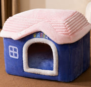Foldable House Pet Bed