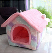 Foldable House Pet Bed