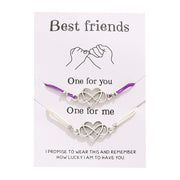 Cross-border Best-selling Best Friends Friendship Card Bracelet