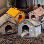 Foldable House Pet Bed