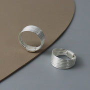Sterling Silver Ring Simple And Exquisite Special-interest Design High Sense