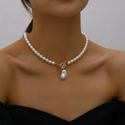 Trend Elegant Jewelry Wedding Big Pearl Necklace For Womenim