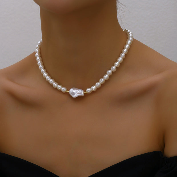 Trend Elegant Jewelry Wedding Big Pearl Necklace For Womenim