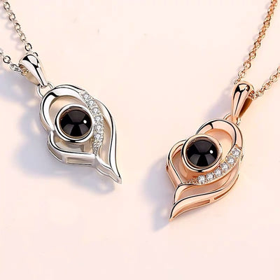 I Love You Projection Pendant, Women's Collarbone Chain