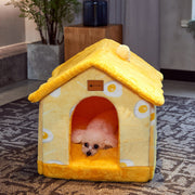 Foldable House Pet Bed