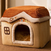 Foldable House Pet Bed