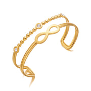 Heart Trendy Magazine Style Women's Stainless Steel Bracelet